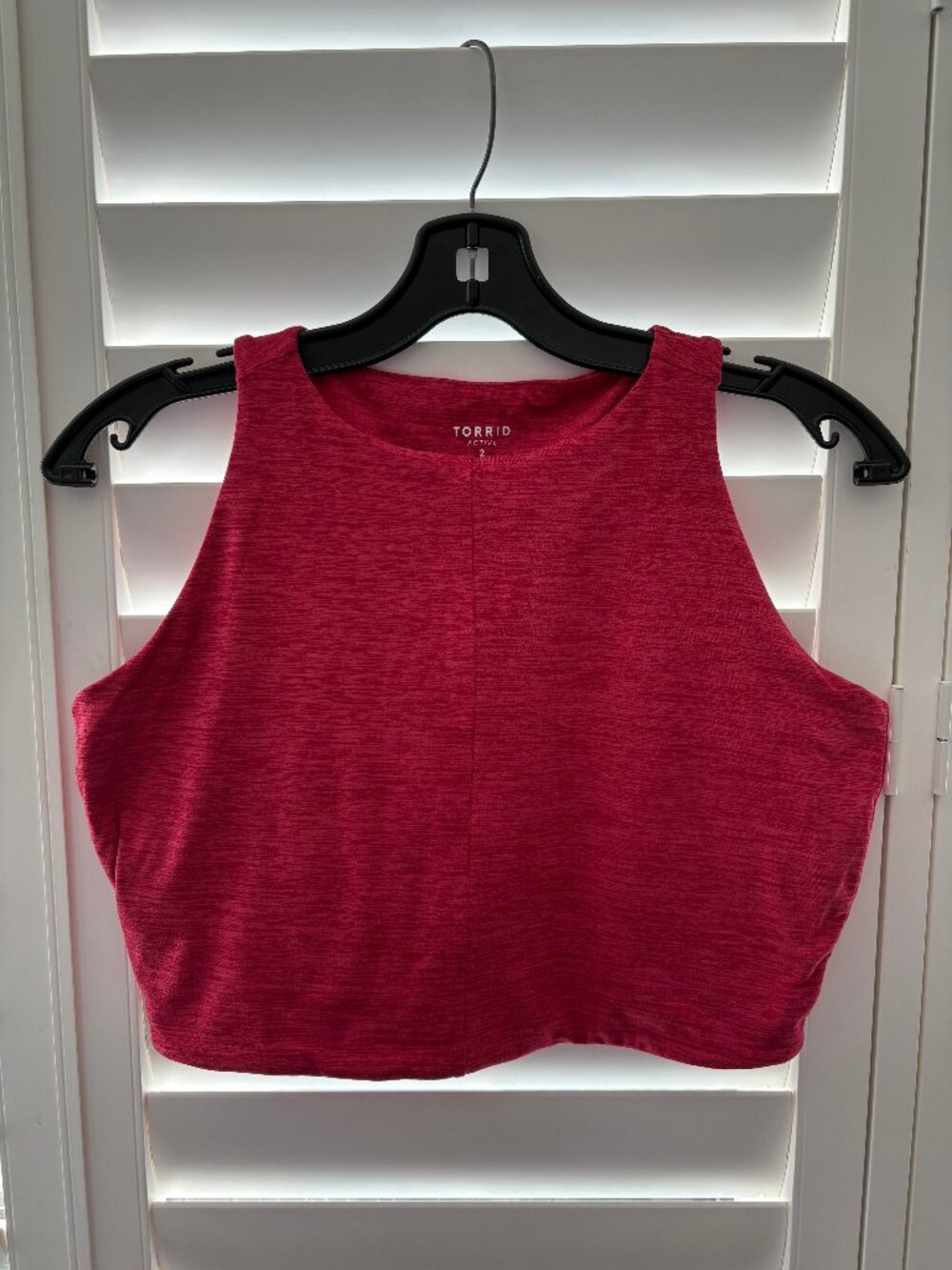 Torrid High Neck Longline Active Bra Size 2